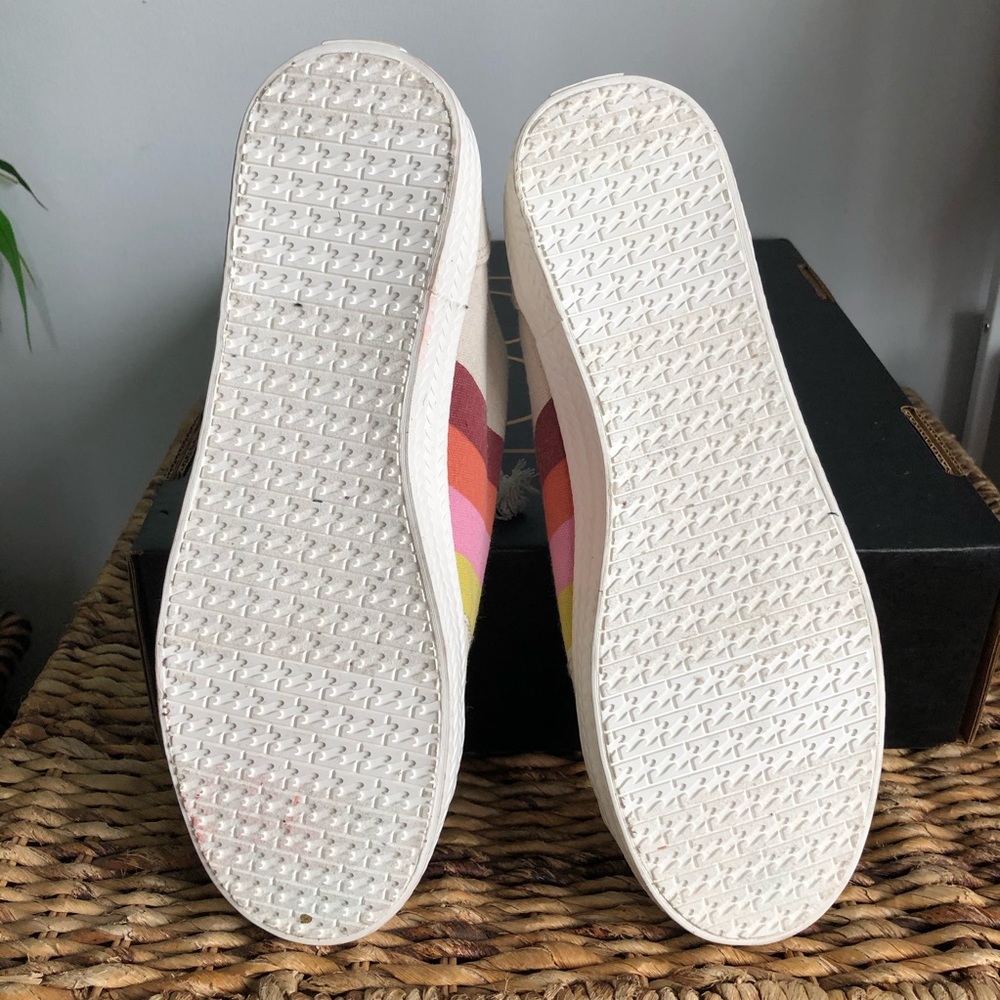 SOLD Billabong Marina Canvas Striped Shoes NWOT - Picture 7 of 9